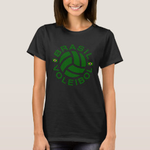 Brasilien Volleyball doppelseitig T-Shirt