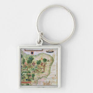 Brasilien von den 'Miller-Atlassen Schlüsselanhänger