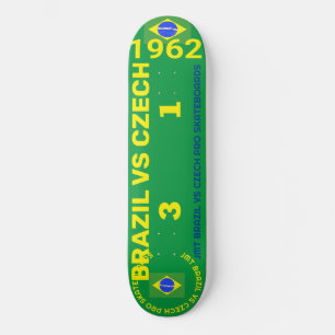 BRASILIEN VS TCHECHEI 8 1/4" Skateboard Deck