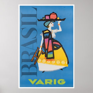 Brasilien Wandkunst Reiseplakatdruck Poster