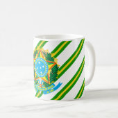 Brasilien - Wappen Kaffeetasse (VorderseiteRechts)