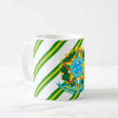 Brasilien - Wappen Kaffeetasse (Vorderseite Links)