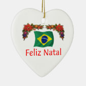 Brasilien-Weihnachten Keramikornament (Rechts)