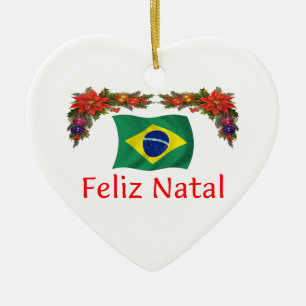 Brasilien-Weihnachten Keramikornament