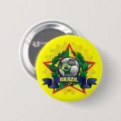 Brasilien-Weltmeisterschaft-Fußball Button (Vorne & Hinten)