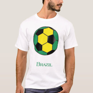 Brasilien-Weltmeisterschaft-Fußball-T - Shirt