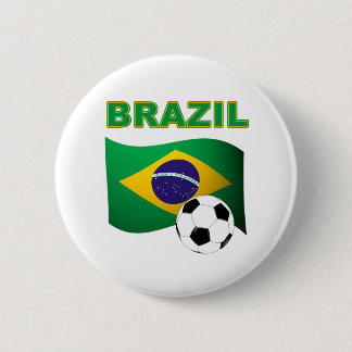 Brasilien-Weltmeisterschaft-T - Shirt-Flagge Button