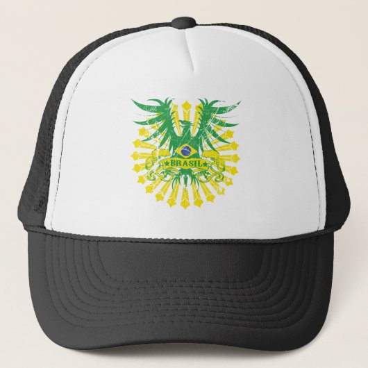 Brasilien Winged Hut Truckerkappe (Vorderseite)