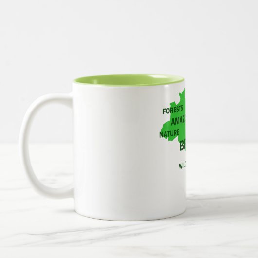 Brasilien Zweifarbige Tasse (Links)