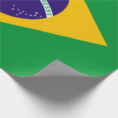 Brasilienflagge Geschenkpapier (Ecke)
