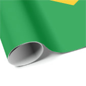 Brasilienflagge Geschenkpapier (Rolleneckpunkt)