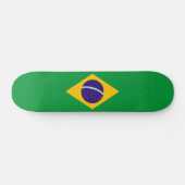 Brasilienflagge Skateboard (Horizontal)