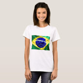 Brasilienflagge T-Shirt (Vorne ganz)