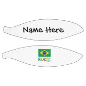 Brasiliens brasilianische Flagge Personalisiert Basketball (Panele)