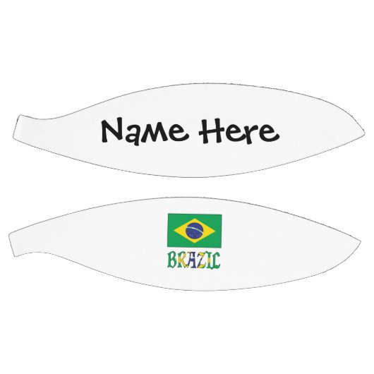 Brasiliens brasilianische Flagge Personalisiert Basketball (Panele)