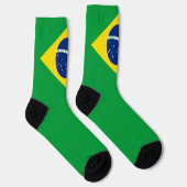 Brasiliens Flaggenpatriotischer brasilianischer Na Socken (Rechts)