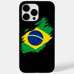 Brasiliens Ripped Flag National Pride Sports Case-Mate iPhone 14 Pro Max Hülle