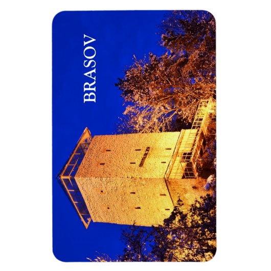 Brasov Black Tower Magnets Magnet (Vertikal)