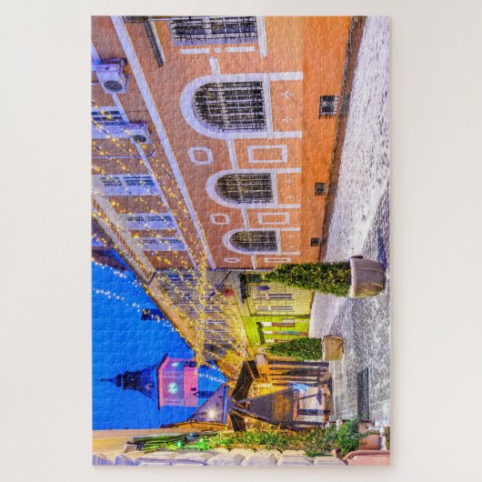 Brasov Romania Weihnachtsmarkt Puzzle (Vertikal)