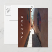 Brasov Rope Street View Postkarte (Vorne/Hinten)