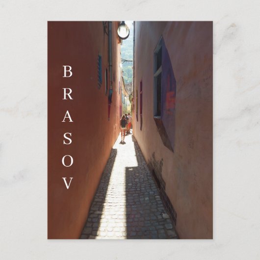 Brasov Rope Street View Postkarte (Vorderseite)
