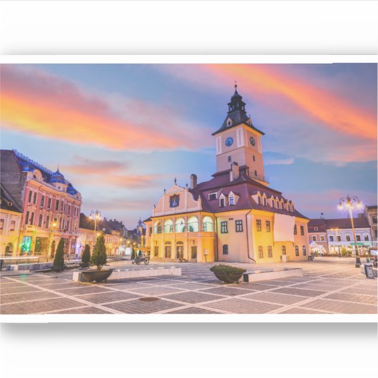 Brasov Rumänien Aufkleber (Vorderseite)