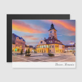 Brasov Rumänien Magnetkarte (Vorne/Hinten)