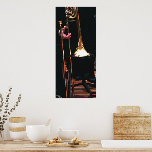 Brass Allure II Poster (Küche)