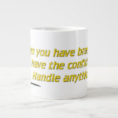 Brass Balls Jumbo-Tasse (Vorderseite)