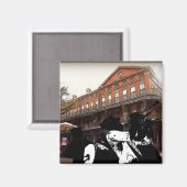 Brass Band French Quarter New Orleans Magnet (Vorderseite/Rückseite)