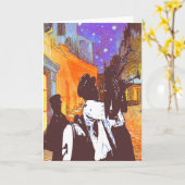 Brass Band, Nachtcafé Karte (Gelbe Blume)