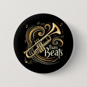 Brass Beats Trumpet Player Groove Button