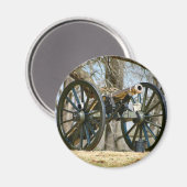 Brass Cannon Magnet (Vorderseite/Rückseite)