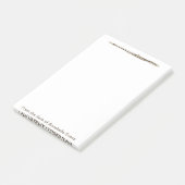 Brass Flute Post-it Klebezettel (angewinkelt)