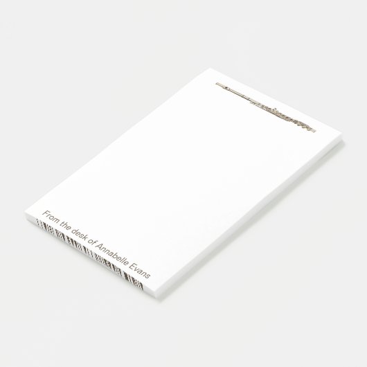 Brass Flute Post-it Klebezettel (angewinkelt)