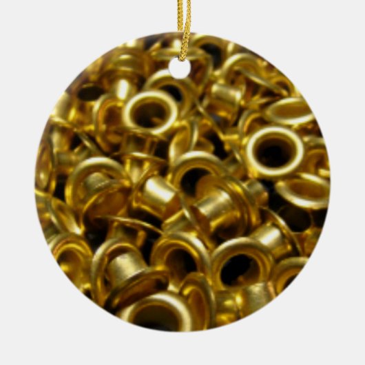 Brass Grommets Tree Ornament (Vorne)