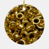 Brass Grommets Tree Ornament (Hinten)
