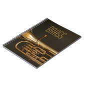 Brass Horn Notebook Notizblock (Linke Seite)