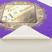 Brass & Iolite Sherpa Blanket Sherpadecke (3/4)