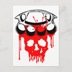 Brass Knuckles Postkarte
