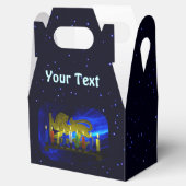 Brass Lion Menorah Geschenkschachtel (Geöffnet)