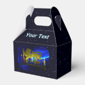 Brass Lion Menorah Geschenkschachtel (Vorderseite)