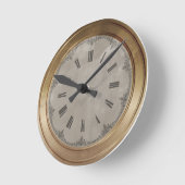 Brass Marble römische Zahlen Runde Wanduhr (Winkel)