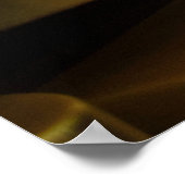 Brass metal frame poster (Ecke)