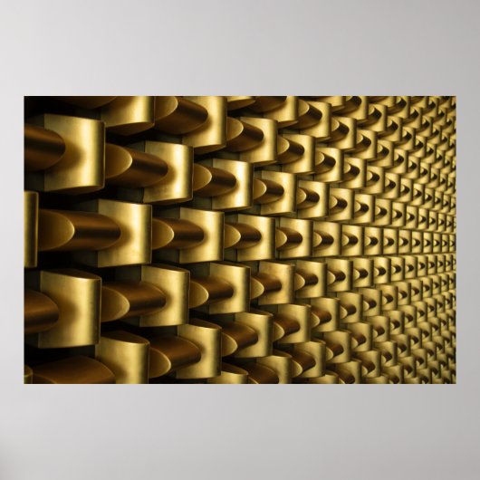 Brass metal frame poster (Vorne)