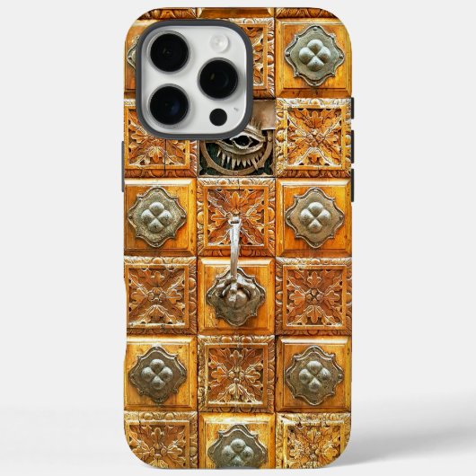 Brass Plate Verzierte Holztür Venedig Italien Case-Mate iPhone Hülle (Rückseite)