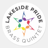 Brass Quintet Sticker (Vorderseite)