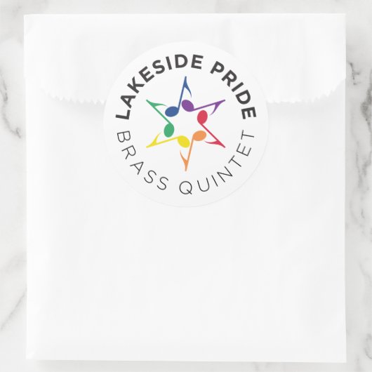 Brass Quintet Sticker (Tasche)