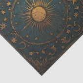 Brass Suns Decoupage Seidenpapier (Detail)