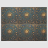 Brass Suns Decoupage Seidenpapier (Vorderseite)